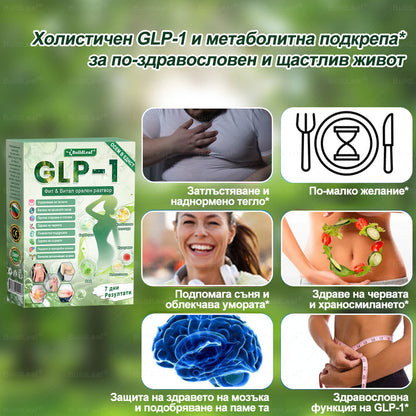 👩‍🔬 Buildleaf® GLP-1 8-в-1 Фит & Витал орален разтвор | Само веднъж на ден. Видими резултати само за 7 дни. | За затлъстяване и контрол на теглото, сърдечно-съдово здраве, диабет, сънна апнея, здраве на червата, проблеми със ставите и други.