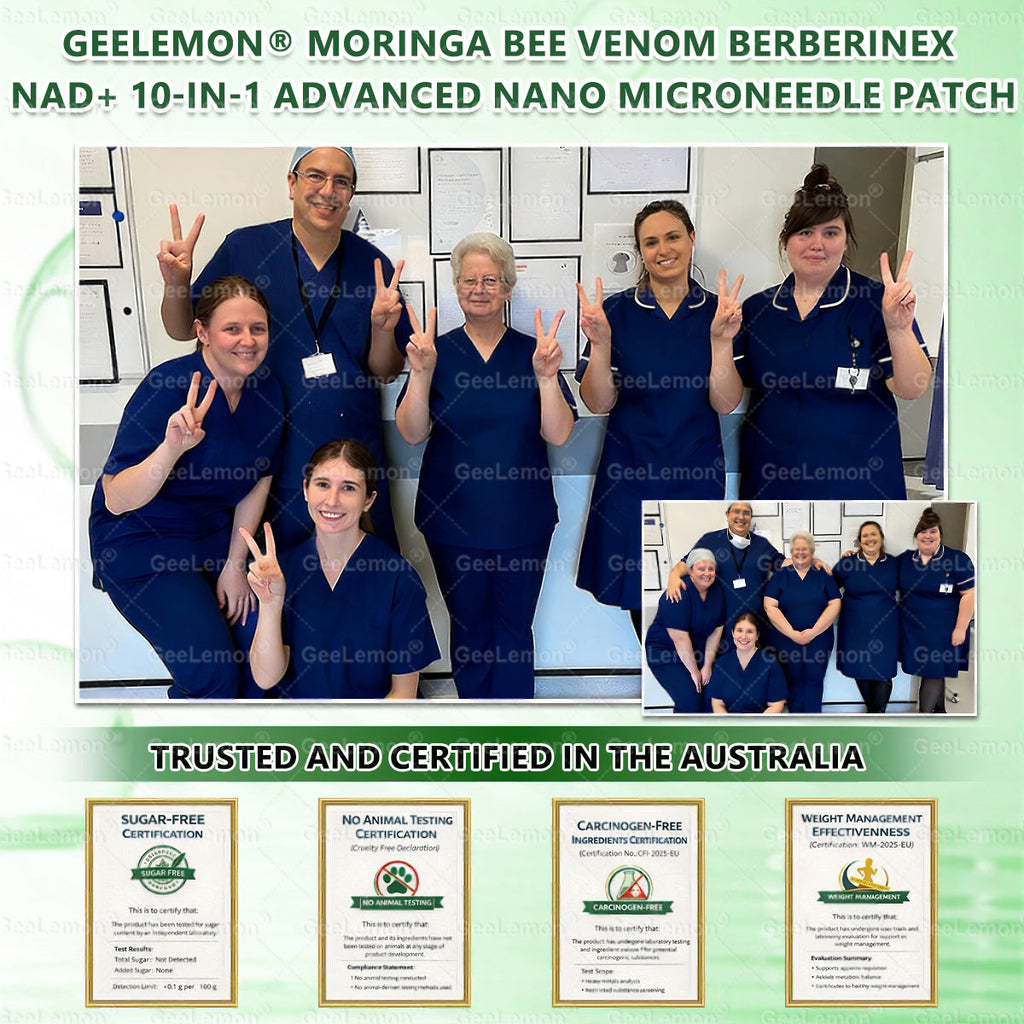 Official AUS Store 🇦🇺  | 🧑‍⚕️🩺 𝐆𝐞𝐞𝐋𝐞𝐦𝐨𝐧® Moringa · Berberine × NAD+ 𝟏𝟎-𝐢𝐧-𝟏 𝐀𝐝𝐯𝐚𝐧𝐜𝐞𝐝 𝐍𝐚𝐧𝐨 𝐌𝐢𝐜𝐫𝐨𝐧𝐞𝐞𝐝𝐥𝐞 𝐏𝐚𝐭𝐜𝐡 — 𝐎𝐧𝐜𝐞 𝐃𝐚𝐢𝐥𝐲, 𝐕𝐢𝐬𝐢𝐛𝐥𝐞 𝐑𝐞𝐬𝐮𝐥𝐭𝐬 𝐢𝐧 𝟕 𝐃𝐚𝐲𝐬