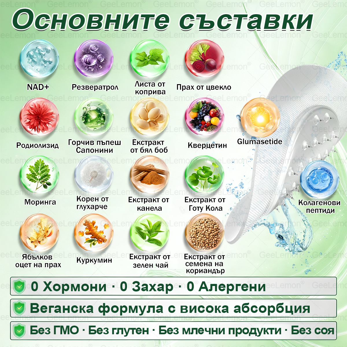 🔥Официален магазин на Apteka Mareshki🎁👩‍⚕️ 𝐆𝐞𝑒𝑙𝑒𝐦𝐨𝐧® Glum𝐚𝐬𝐞tide 8 в 1 – Нано микроиглен пластир за отслабване|Само 1× дневно ✅ Видими промени за 7 дни – при затлъстяване, сърдечно-съдово здраве, диабет и ставни проблеми